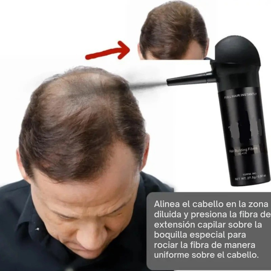 Kit Premium Toppik  Cobertura Total + aplicador y un super 🎁 regalo fijador definitivo.